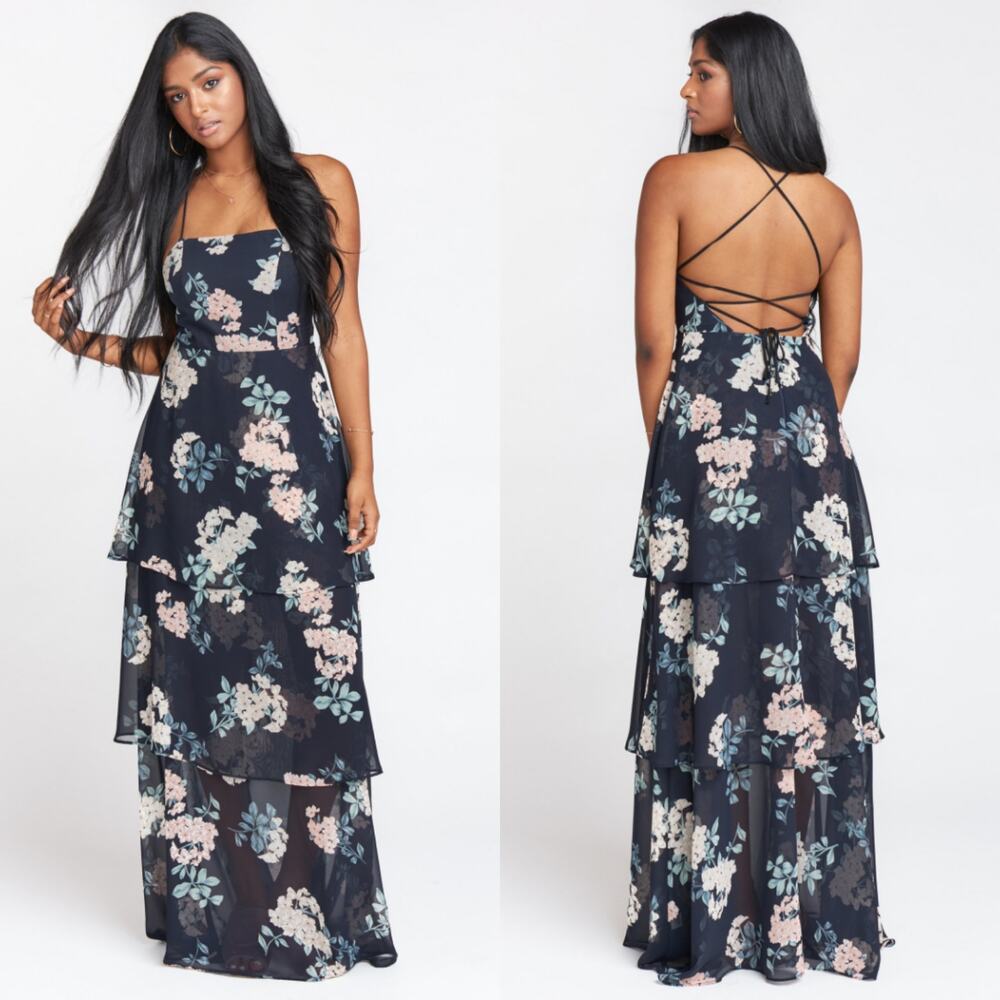 Show Me Your Mumu Floral Calypso Ruffle Dress Women's Size XS